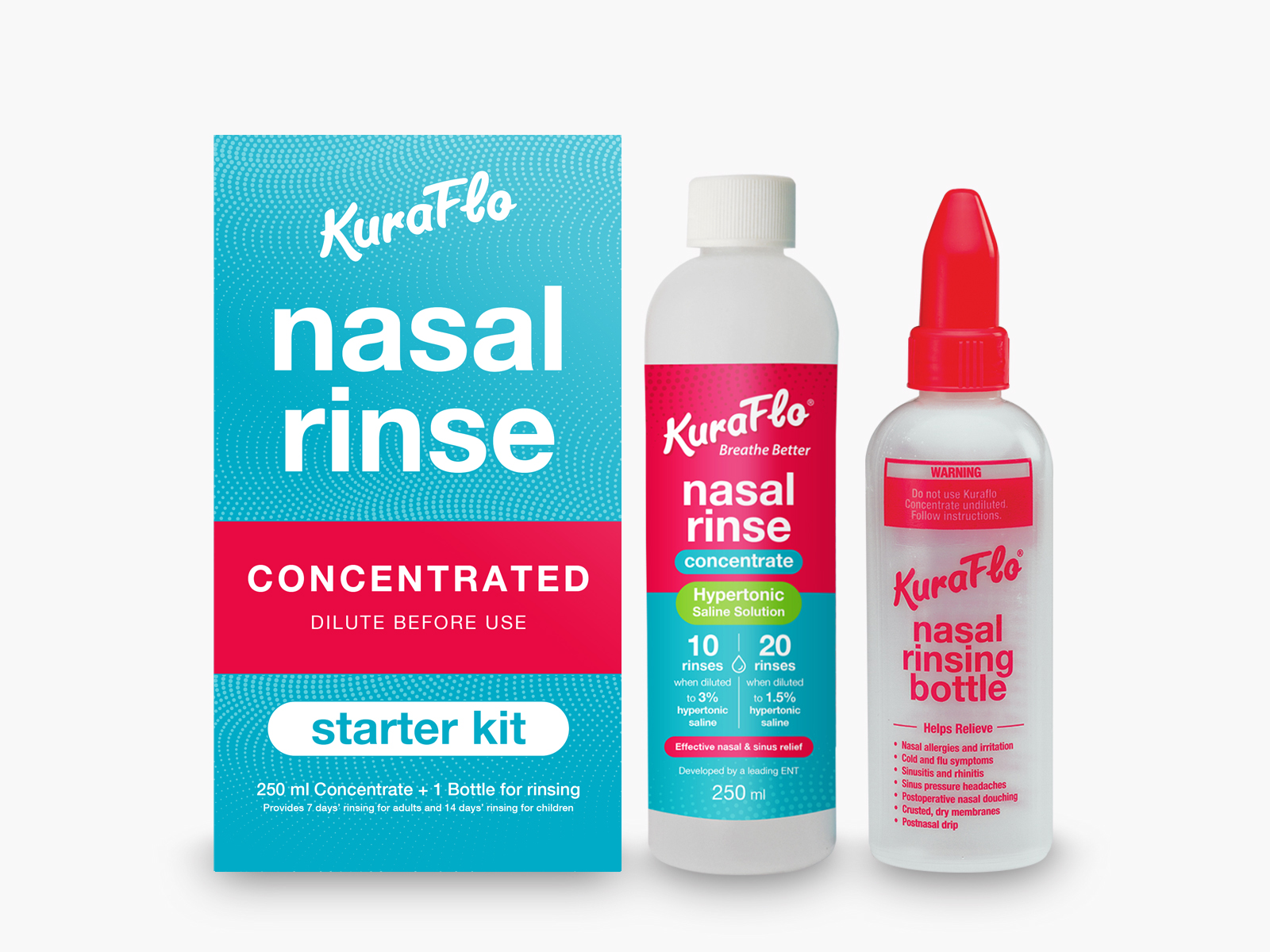 Kuraflo nasal rinse starter kit old 2